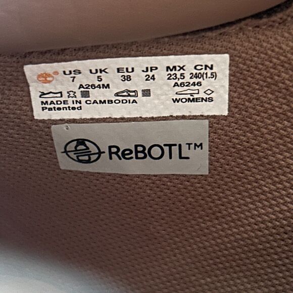 Timberland Womens Size 7 Keeley Field Mid Hiker Light Brown Nubuck Boots Shoes - Picture 8 of 10